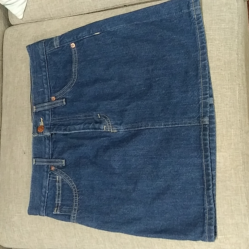 Madewell woman's mini jean skirt size 26